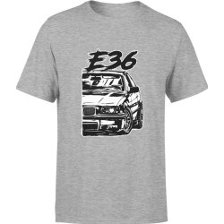  Koszulka męska BMW E36 szara