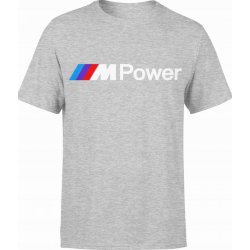  Koszulka męska Bmw M-power szara