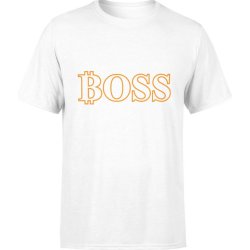  Koszulka męska Boss Bitcoin informatyk programista biała