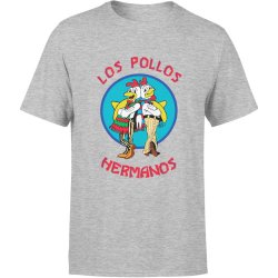 Koszulka męska Breaking Bad Los Pollos Hermanos szara