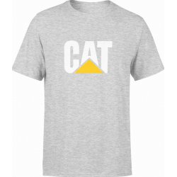  Koszulka męska Caterpillar prezent dla operatora koparki koparka szara