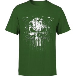 Koszulka męska Czaszka The Punisher zielona