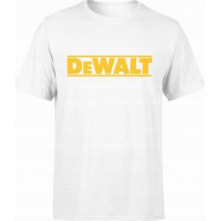  Koszulka męska Dewalt mechanik budowlaniec biała