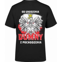  Koszulka męska Dumny z pochodzenia Patriotyczna Polska 