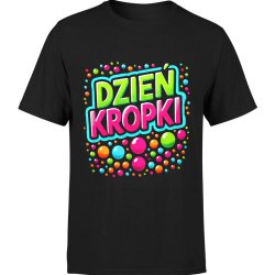  Koszulka męska Dzień kropki święto kreatywności i odwagi aktywności na międzynarodowy