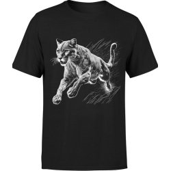  Koszulka męska Dziki Kot z Kotem Pumą Puma