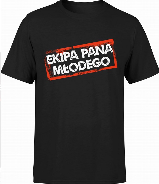 Koszulka męska Ekipa pana młodego Wieczór Kawalerski