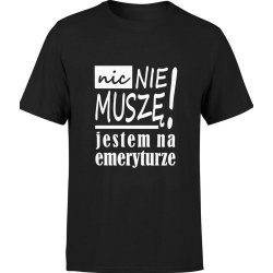  Koszulka męska Emerytura emeryt senior