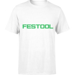  Koszulka męska Festool prezent dla stolarza majsterkowicza narzędzia biała