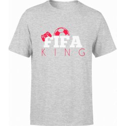  Koszulka męska FIFA King Playstation szara