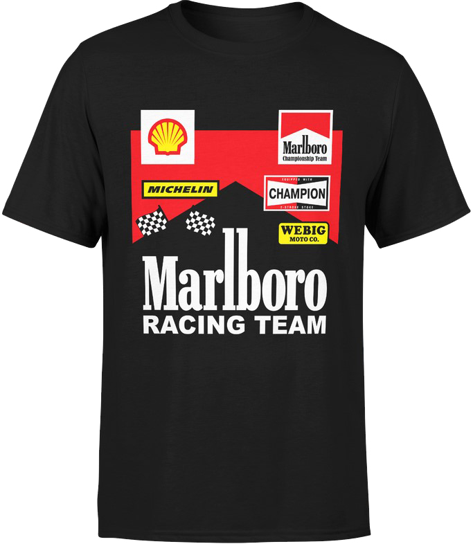 Koszulka męska Formuła 1 Marlboro vintage racing team