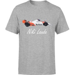  Koszulka męska Formula 1 Niki Lauda szara