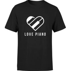  Koszulka męska Fortepian Pianino Muzyczna