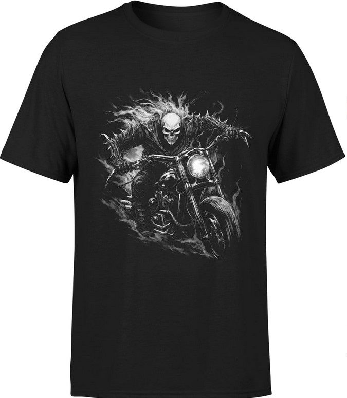 Koszulka męska Ghost Rider Motocyklowa