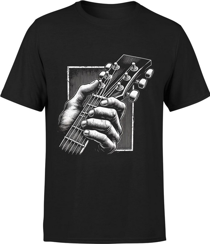 Koszulka męska Gitara Rockowa z gitarą