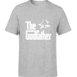  Koszulka męska Godfather Ojciec Chrzestny szara