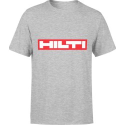  Koszulka męska Hilti prezent dla budowlańca majsterkowicza mechanika szara