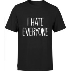  Koszulka męska I hate everyone