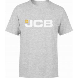  Koszulka męska JCB budowlaniec prezent dla koparkowego operatora koparki szara