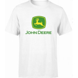  Koszulka męska John Deere rolnik biała