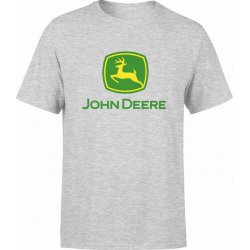  Koszulka męska John Deere rolnik szara