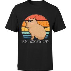  Koszulka męska Kapibara Don't Worry Be Capy Capybara