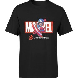  Koszulka męska Kapitan Ameryka Marvel