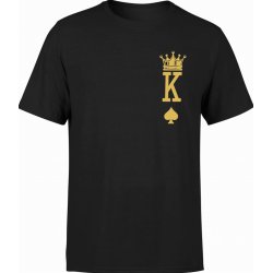 Koszulka męska King karta Król złota