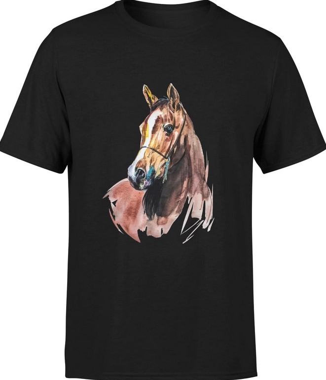 Koszulka męska Koń z koniem Horse