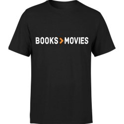  Koszulka męska Książka lepsza od filmu Books Movies