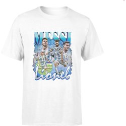  Koszulka męska Leo Messi Argentyna biała