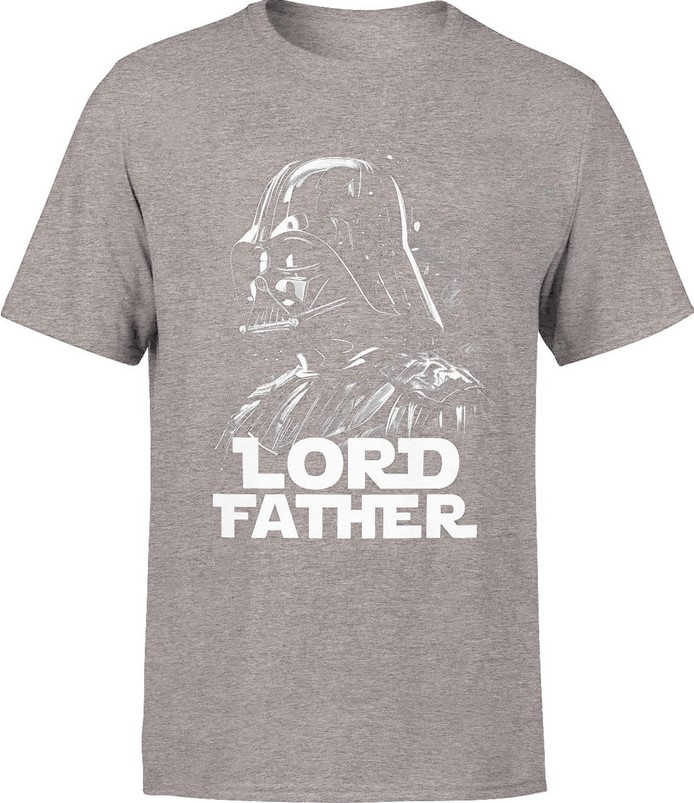 Koszulka męska Lord Father dla Taty szara