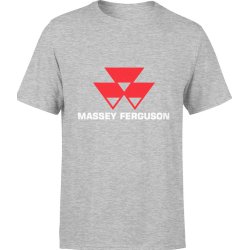  Koszulka męska Massey Ferguson rolnik prezent dla rolnika szara