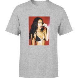  Koszulka męska Megan Fox Playboy szara