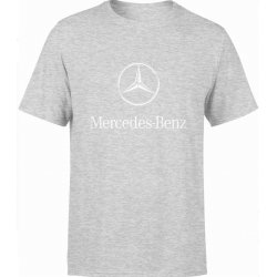  Koszulka męska Mercedes-benz logo szara