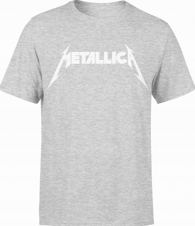 Koszulka męska Metallica rockowa rock szara