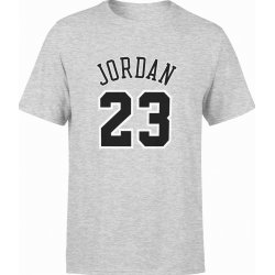  Koszulka męska Michael Jordan 23 koszykówka szara