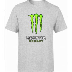  Koszulka męska Monster Energy drink szara