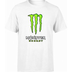  Koszulka męska Monster Energy drink biała