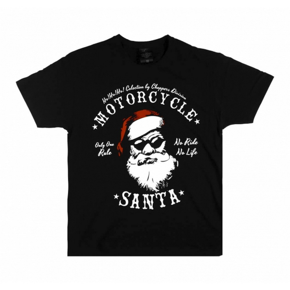 Koszulka męska Motorcycle Santa Bandit