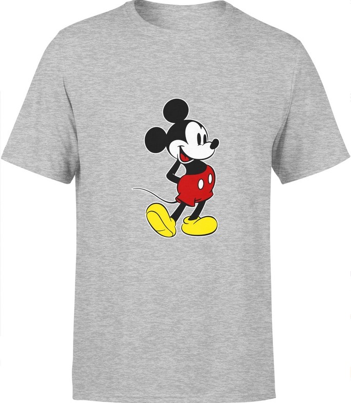 Koszulka męska Myszka Miki Disney szara