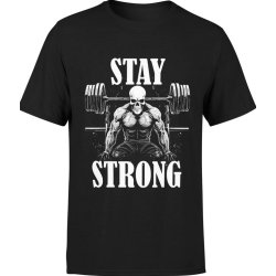  Koszulka męska Na siłownie Stay Strong