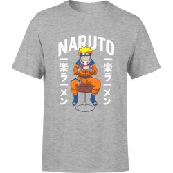  Koszulka męska Naruto Uzumaki szara