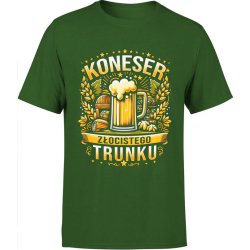  Koszulka męska Piwo koneser złocistego trunku zielona
