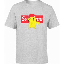  Koszulka męska Pokemon Pikachu szara