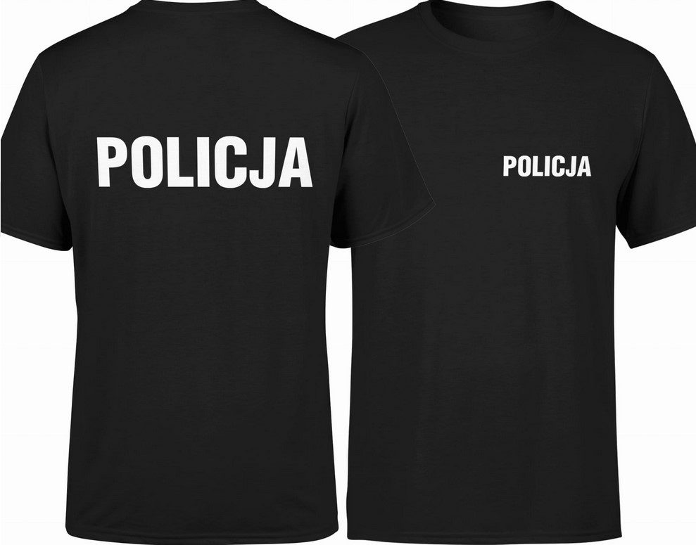 Koszulka męska Policja prezent dla policjanta policyjna
