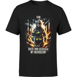  Koszulka męska Prezent Dla Strażaka Straż Pożarna
