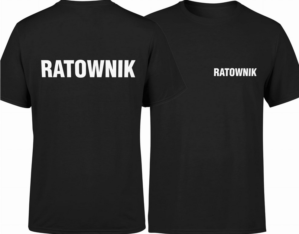 Koszulka męska Ratownik ratownictwo