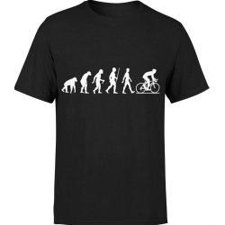  Koszulka męska Rower Ewolucja Rowerzysta