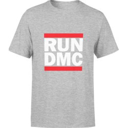  Koszulka męska RUN DMC hip hop rap szara